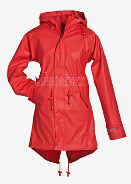 Fashion PU rain jacket