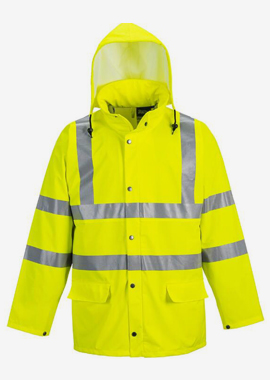 Hivis-safety PU rainwear