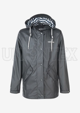 Waterproof PU Rain Parka