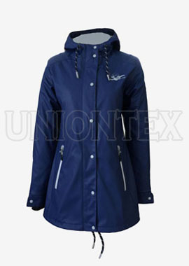 Fashion PU Rain Jacket